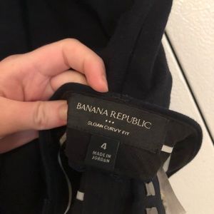 Navy Banana Republic pants